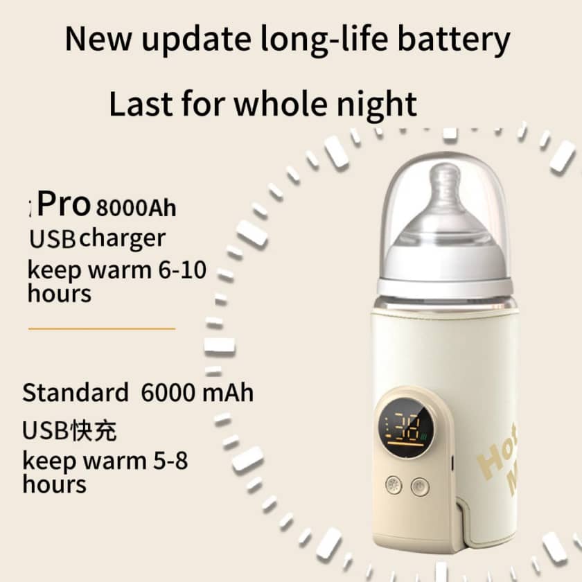 Chauffe biberon chargeable