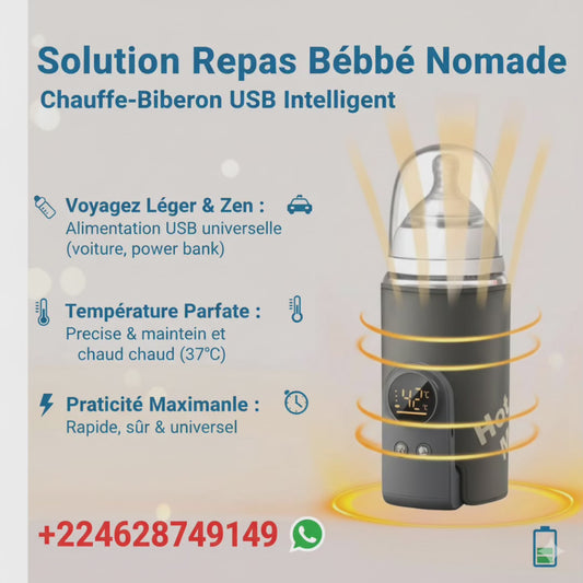 Chauffe biberon chargeable